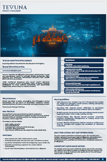 Tevuna Maritime Intelligence Whitepaper