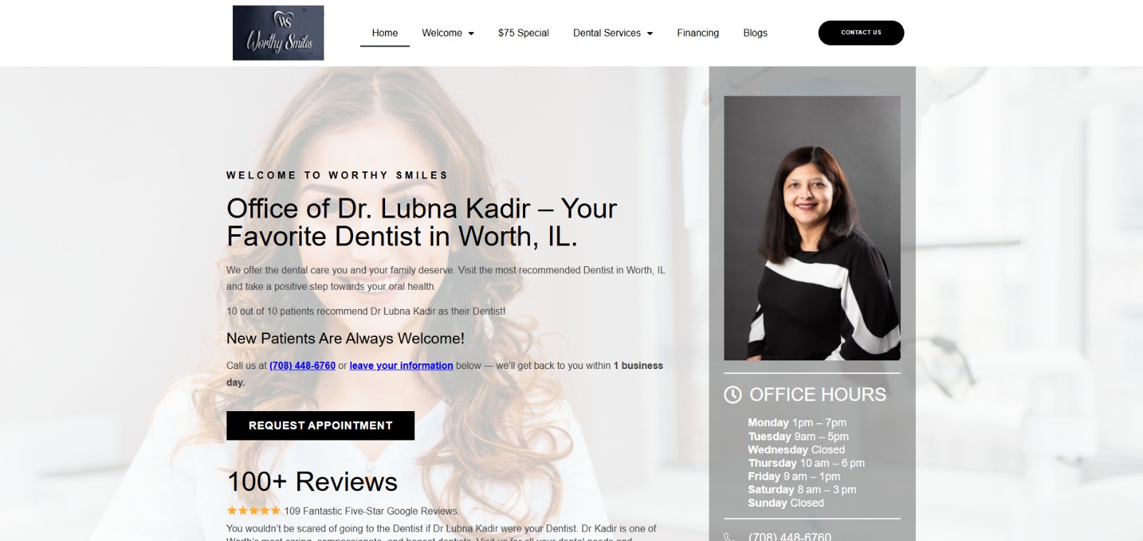 Worthy Smile Website